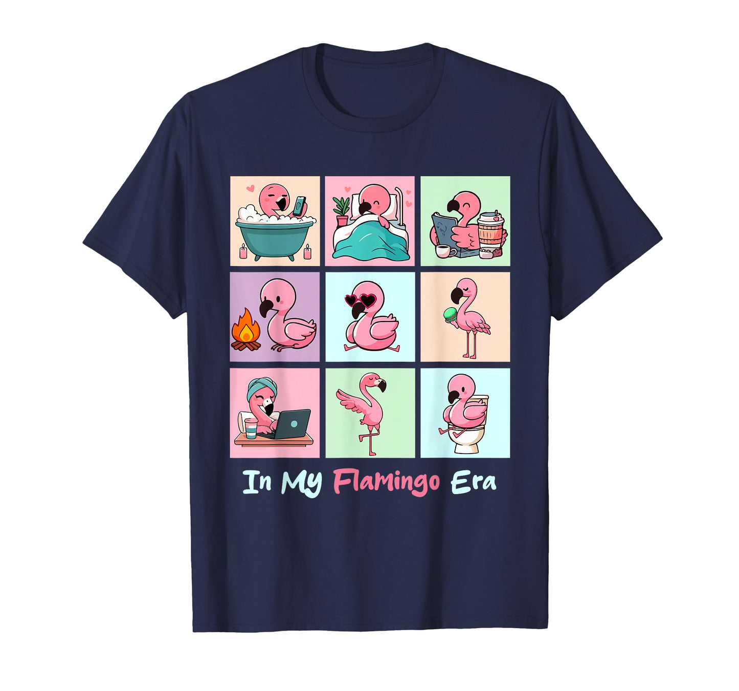 In My Flamingo Era Funny Flamingos Activities Lover Girl T-Shirt