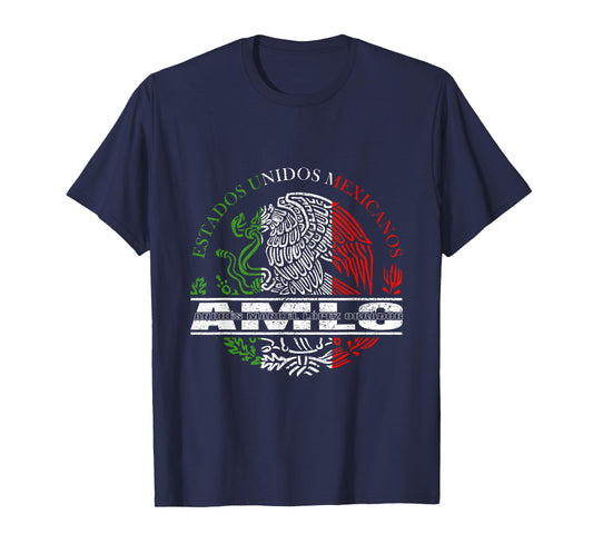AMLO Aguila Mexicana Tricolor Mexican Eagle T-Shirt