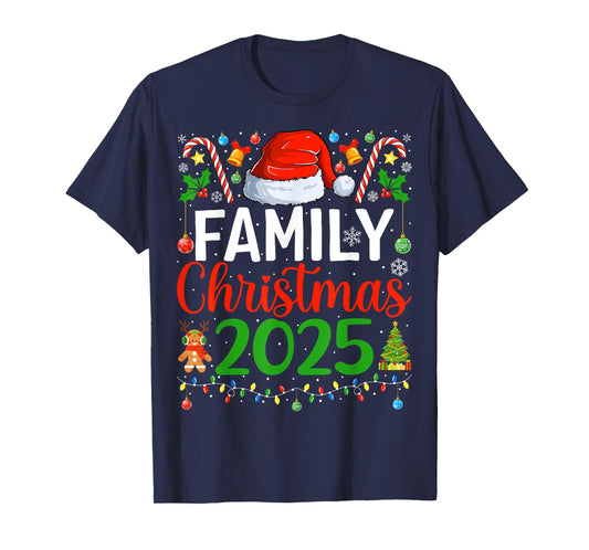 Family Christmas 2025 Matching Pajamas Xmas Family Christmas T-Shirt