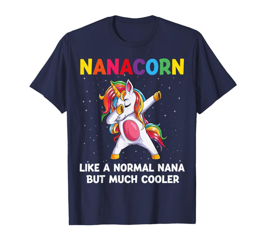 NanaCorn Nana Unicorn Birthday Family Matching Bday Party T-Shirt