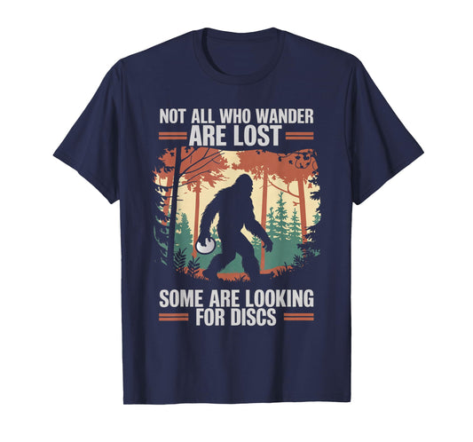 Funny Disc Golf Bigfoot Men Women Disc Golf Player Golfer T-Shirt