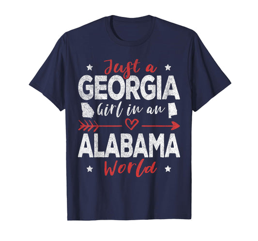 Just A Georgia Girl In An Alabama World T-Shirt