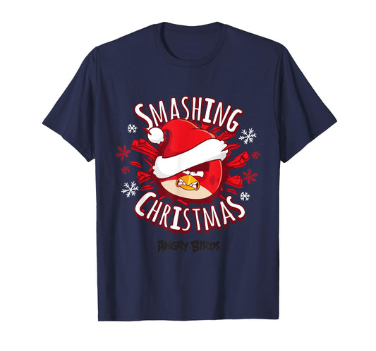 Angry Birds Smashing Christmas Official Merchandise T-Shirt