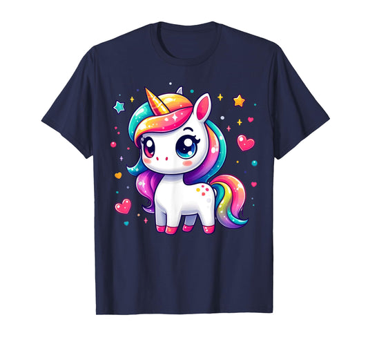 Unicorn Cute For Girls, Colorful Magical Unicorn T-Shirt