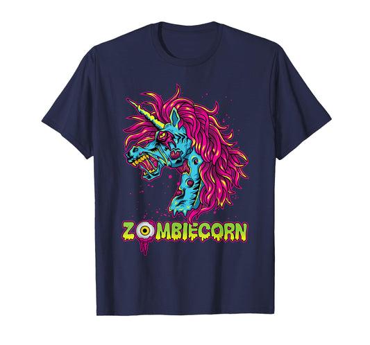 Scary Zombiecorn Zombie Unicorn Halloween Costume T-Shirt