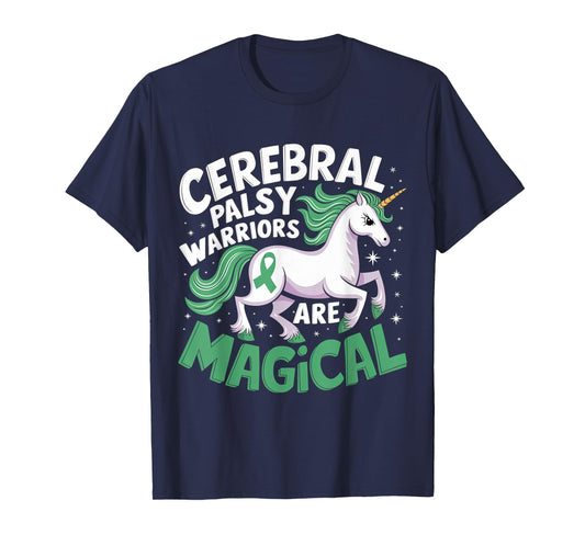 Cerebral Palsy Warriors Are Magical Cerebral Palsy CP Month T-Shirt
