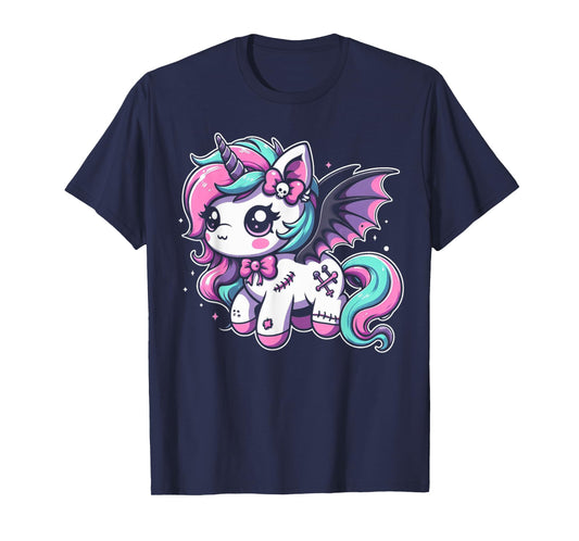 Pastel Goth Unicorn Kawaii Creepy Cute Aesthetic Art T-Shirt