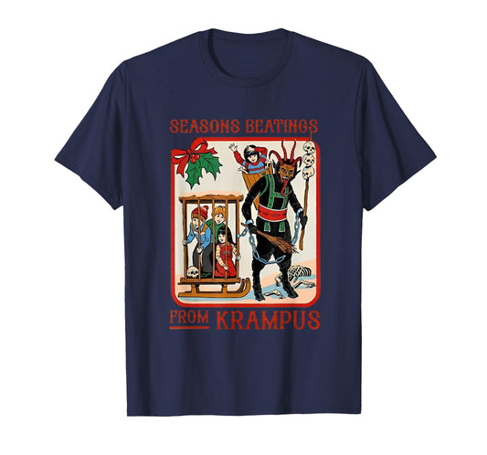 Seasons Beatings From Krampus Christmas T-Shirt