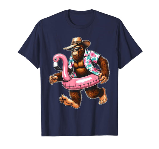 Bigfoot Hawaiian Shirts Sasquatch Kids Mens Hawaiian Bigfoot T-Shirt