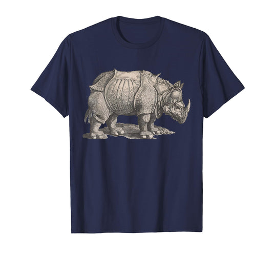 Rhinoceros by Albrecht Durer Famous Rhino Woodcut print Tee