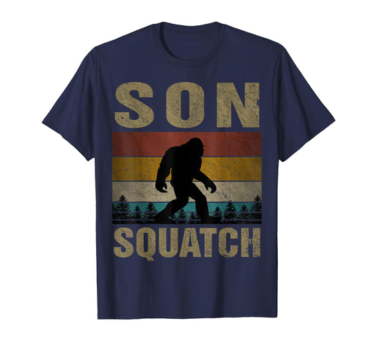 Son Squatch Bigfoot Son Sasquatch Yeti Family Matching T-Shirt