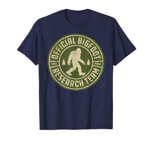 Bigfoot Research Team Retro Vintage Sasquatch Men Women T-Shirt