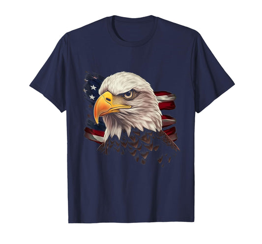 American Bald Eagle American Flag USA Bald Eagle T-Shirt