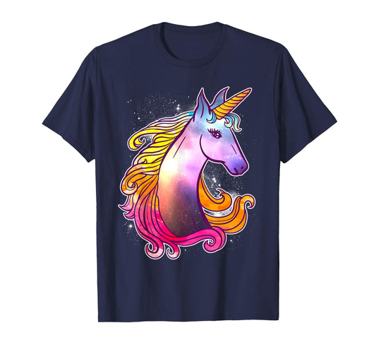 Awesome Violet Unicorn Colorful Magical Unicorn Gift T-Shirt