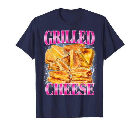Funny Food Meme Grilled Cheese Sandwiches Food Lover T-Shirt