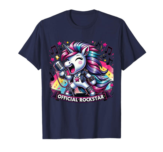 Funny unicorn Singer Rockstar Band official rockstar T-Shirt