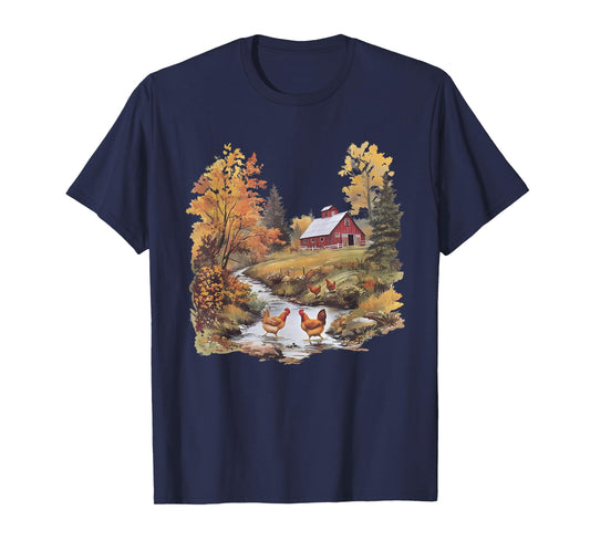 90's Vintage Backyard Chicken Farmer T-Shirt