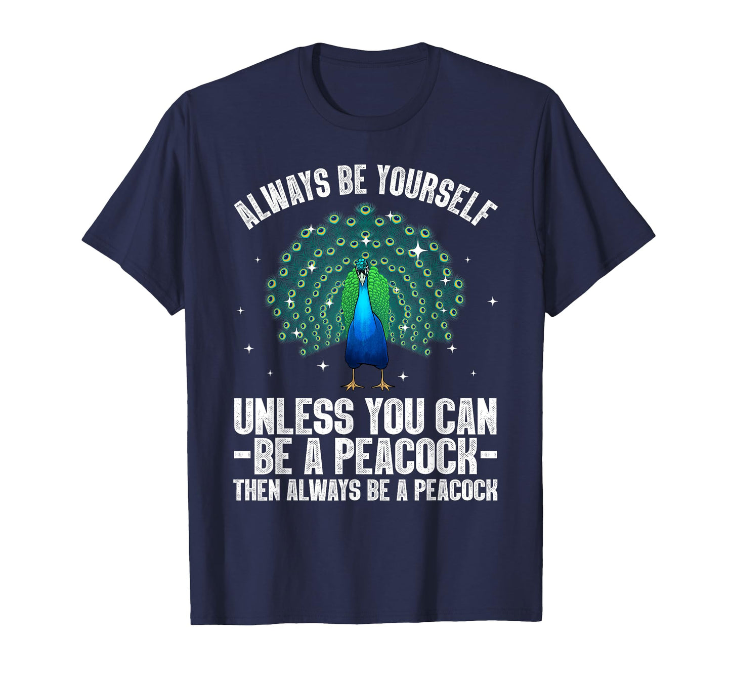 Cool Peacock Design For Men Women Kids Bird Peacock Lovers T-Shirt