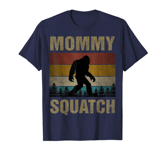 Mommy Squatch Bigfoot Mommy Sasquatch Yeti Family Matching T-Shirt