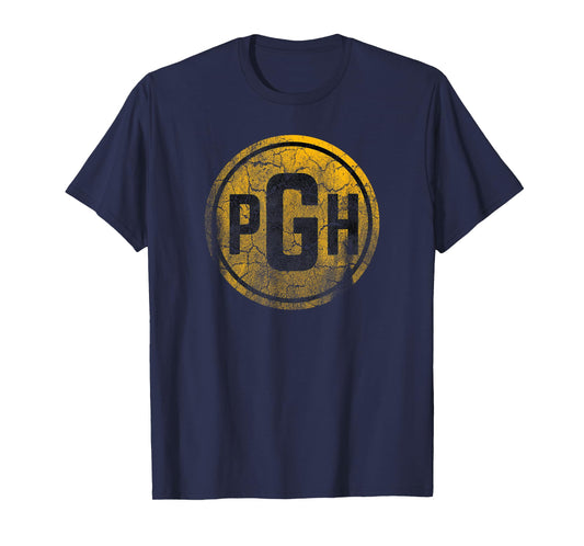 Pittsburgh PGH Steel City Pride Vintage T-Shirt