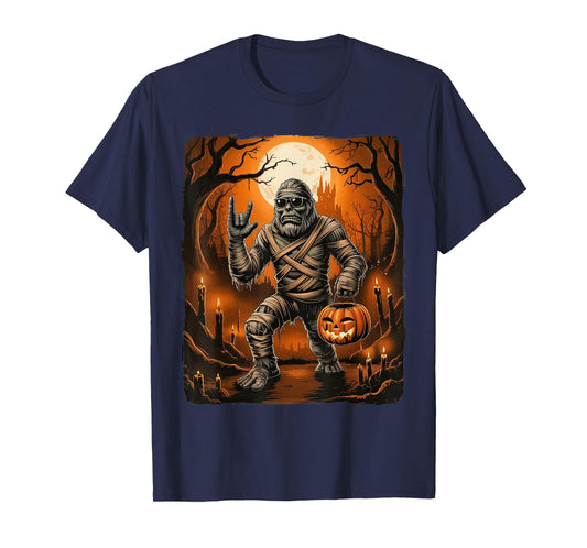 Mummy Bigfoot Halloween T-Shirt