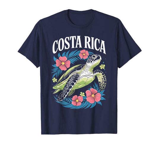 Costa Rica Turtle Sea Vacation Tropical Pura Vida Costa Rica T-Shirt