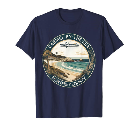 Carmel-by-the-Sea, California beach for family vocation T-Shirt for Men Women Girls Kids