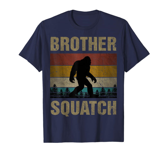 Brother Squatch Bigfoot Brother Sasquatch Yeti Family T-Shirt