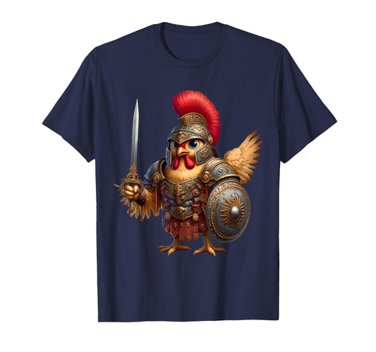 Chicken Gladiator Ancient Rome SPQR Men Women Kids T-Shirt