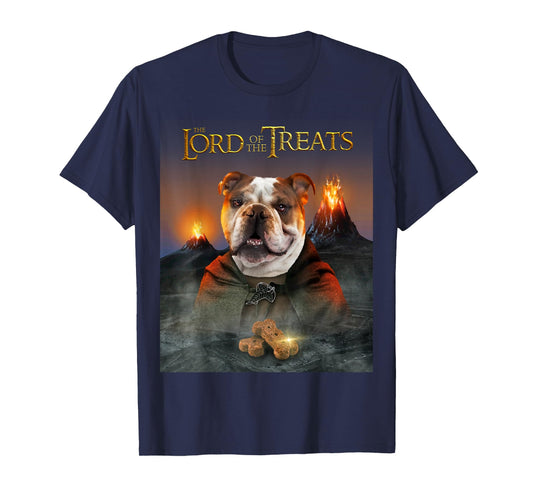 Lord of the Treats - Cute English Bulldog OEB T-Shirt for Men Women Girls Kids