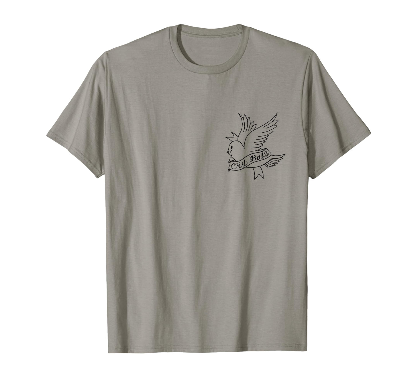 Cry Baby Aesthetic Tattoo Crybaby Bird T-Shirt