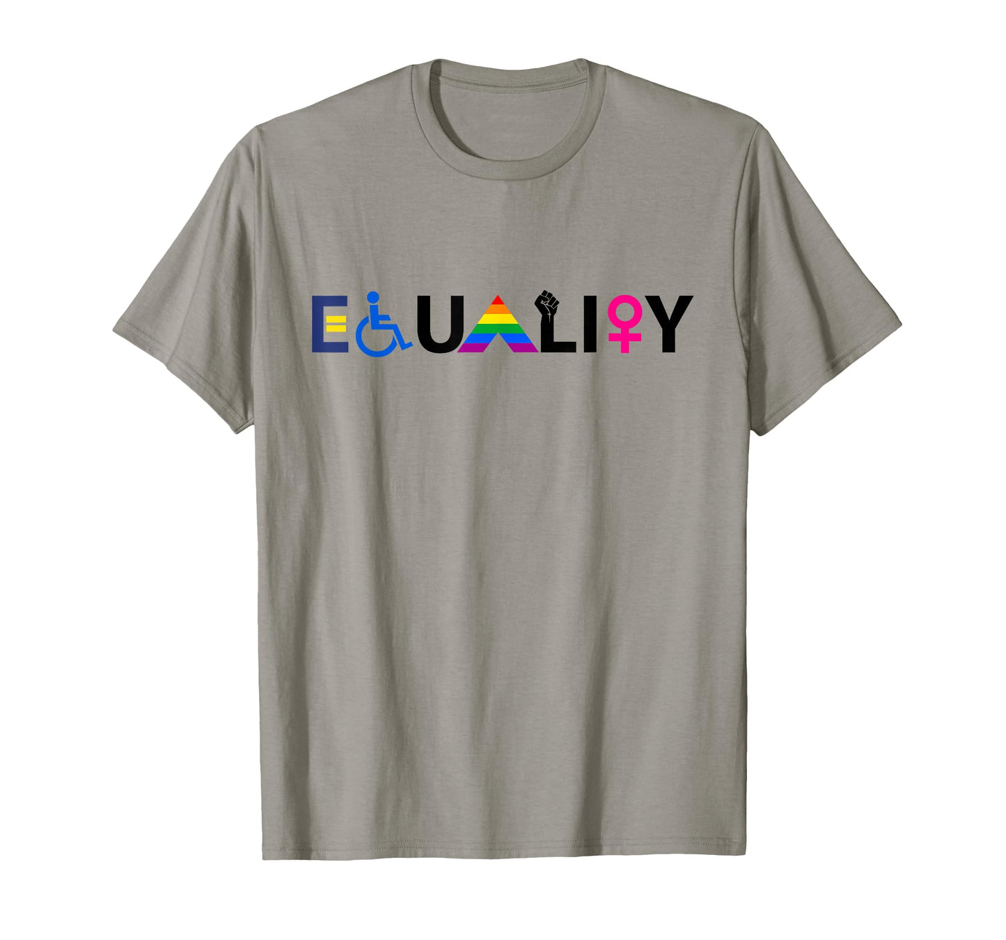 "EQUALITY" Equal Rights LGBTQ Ally Unity Pride Feminist T-Shirt