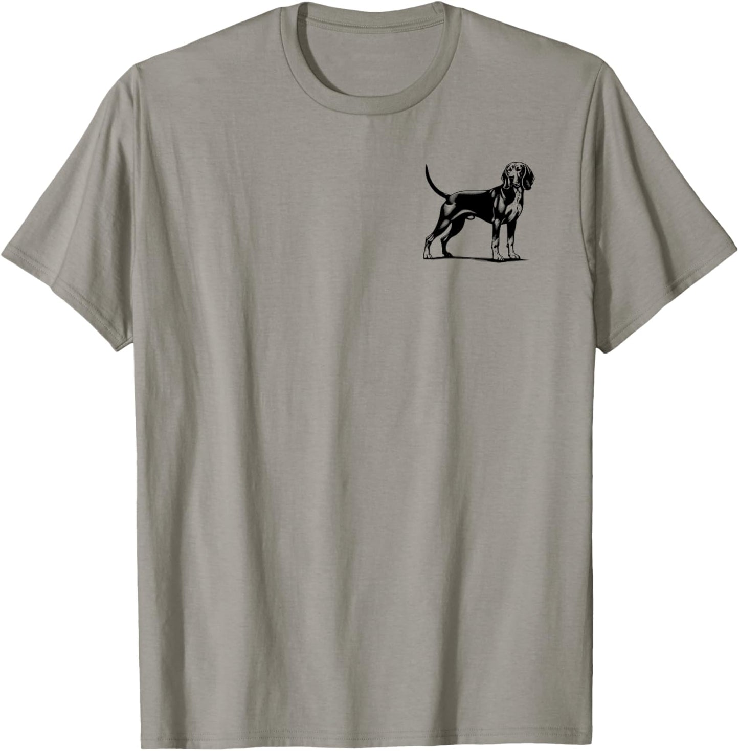 Dog Dad Mom Lover - Monochromatic Redbone Coonhound T-Shirt