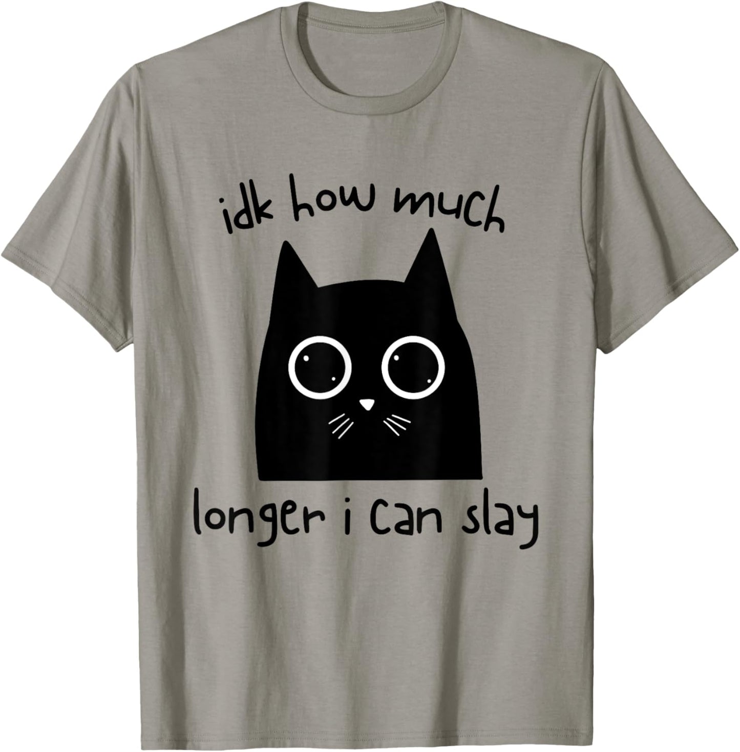 I Don't Know How Much Longer I Can Slay Funny Cat T-Shirt