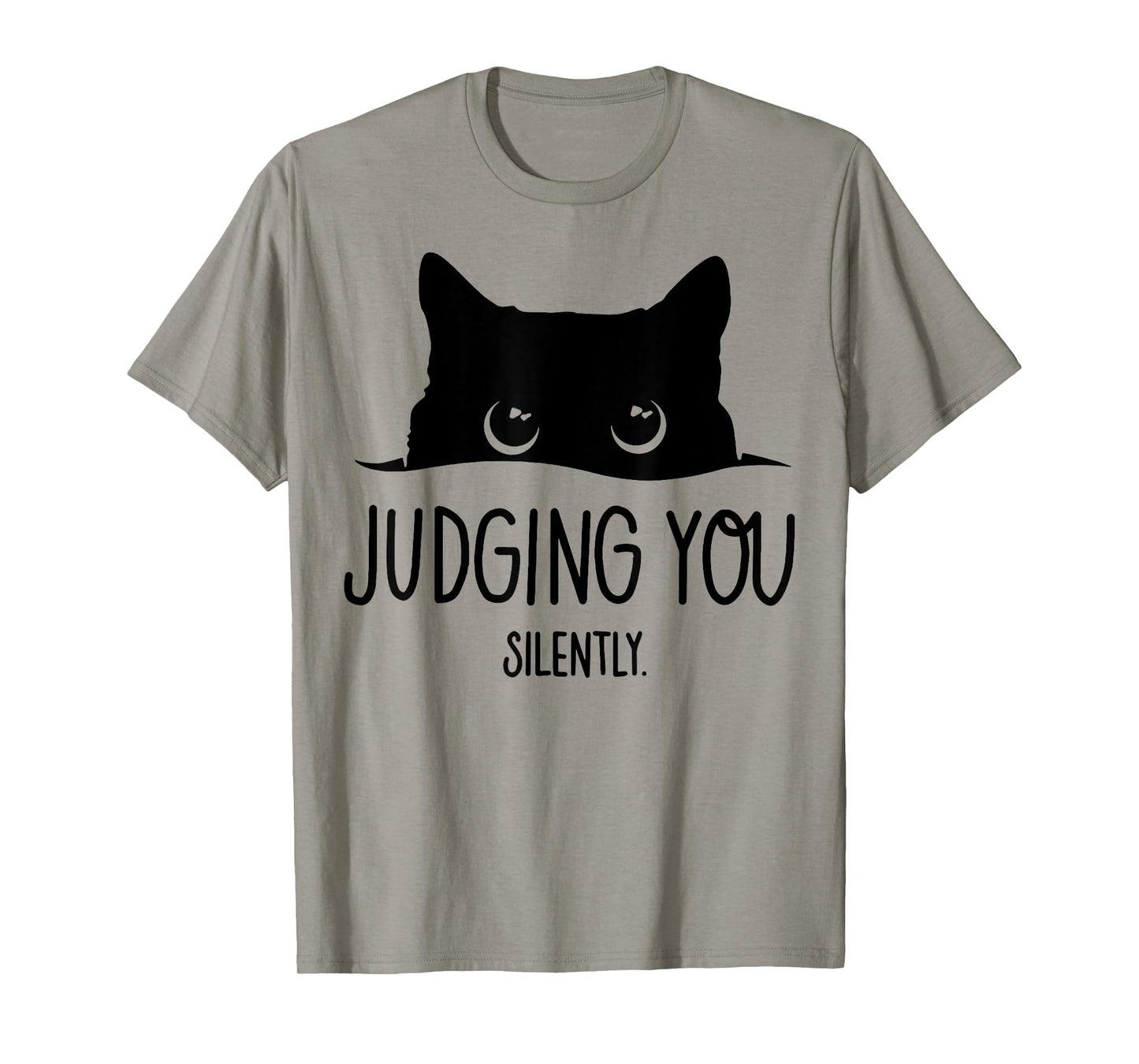 Cat Judging You Silently Men Women T-Shirt