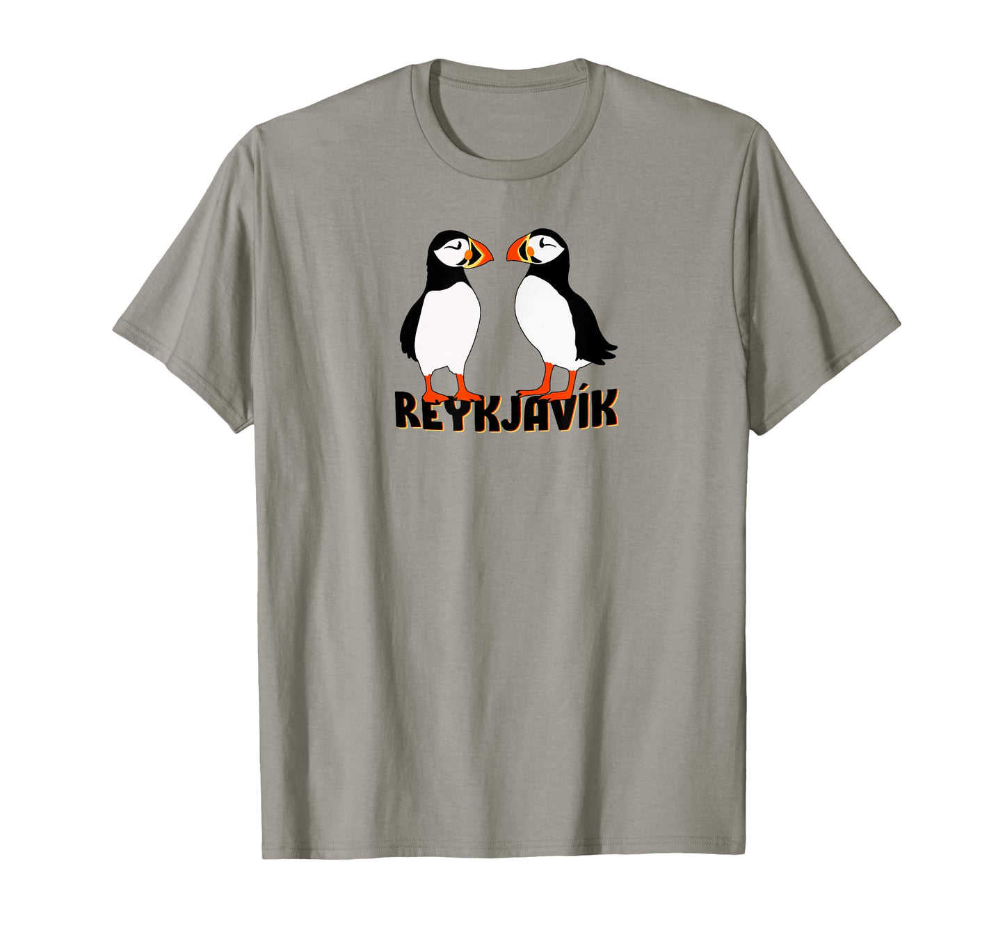 Two Cute puffins from Reykjavík Iceland T-Shirt