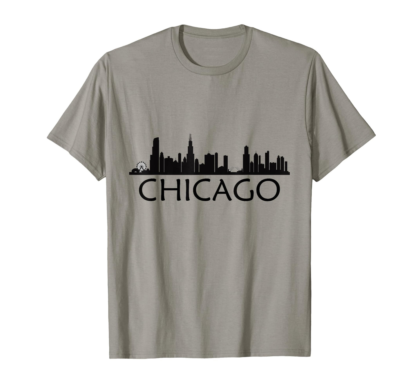Chicago Skyline T-shirt Chi Town I Love Wind City Tee T-Shirt