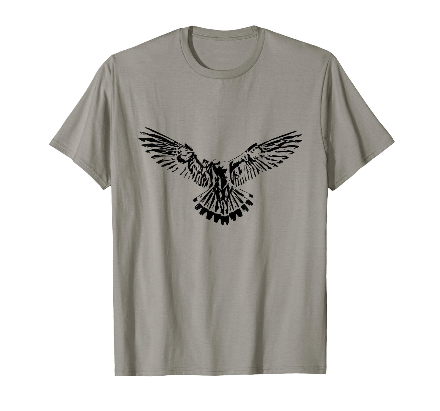 Hawk motif bird of prey T-Shirt