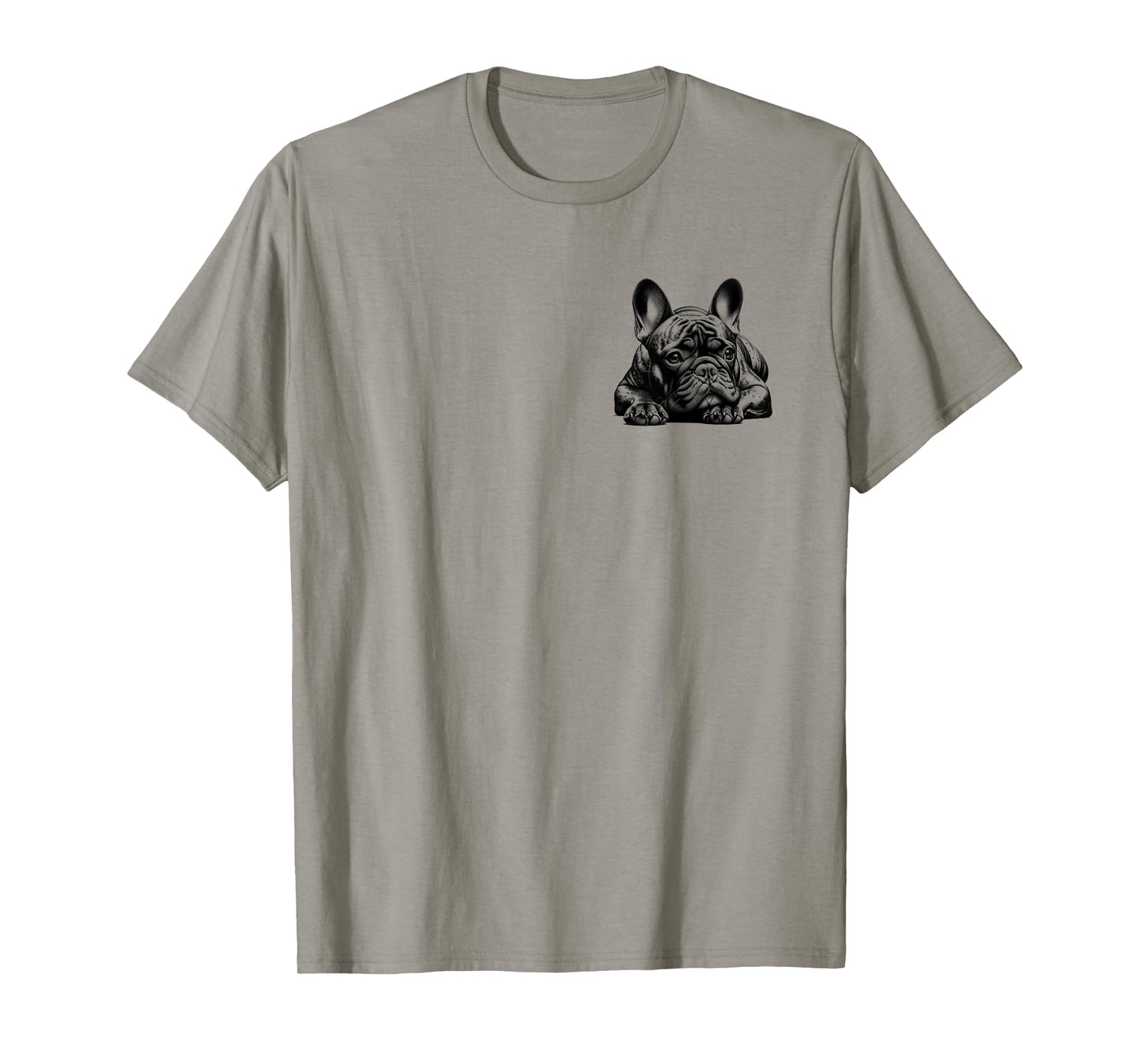 Dreamy French Bulldog on Chest T-Shirt