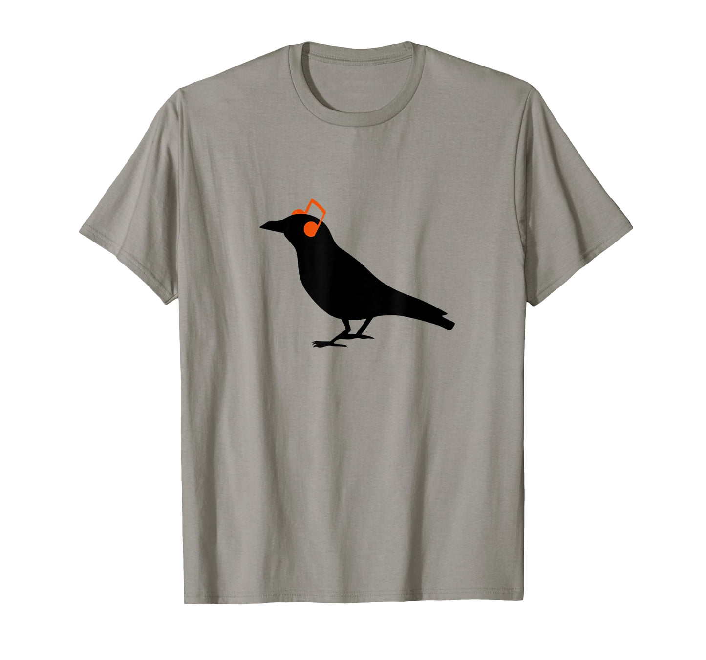 Headphones Headphones notes Raven Bird Hipster T-Shirt