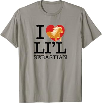I Heart Li'l Sebastian Pony Love Little Horse Fan T-Shirt