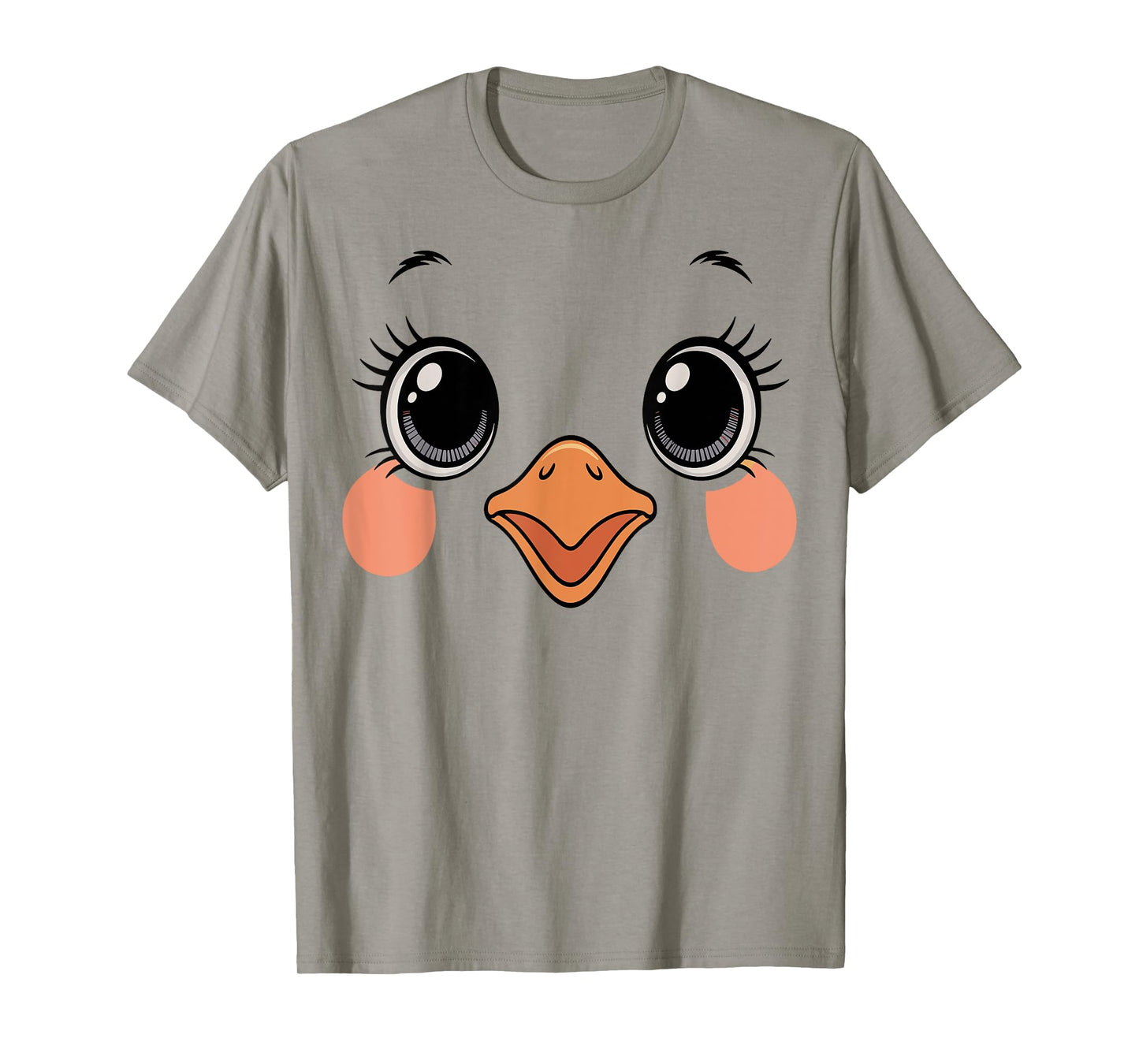 Cute Chick Face Yellow Animal Costume Tee T-Shirt