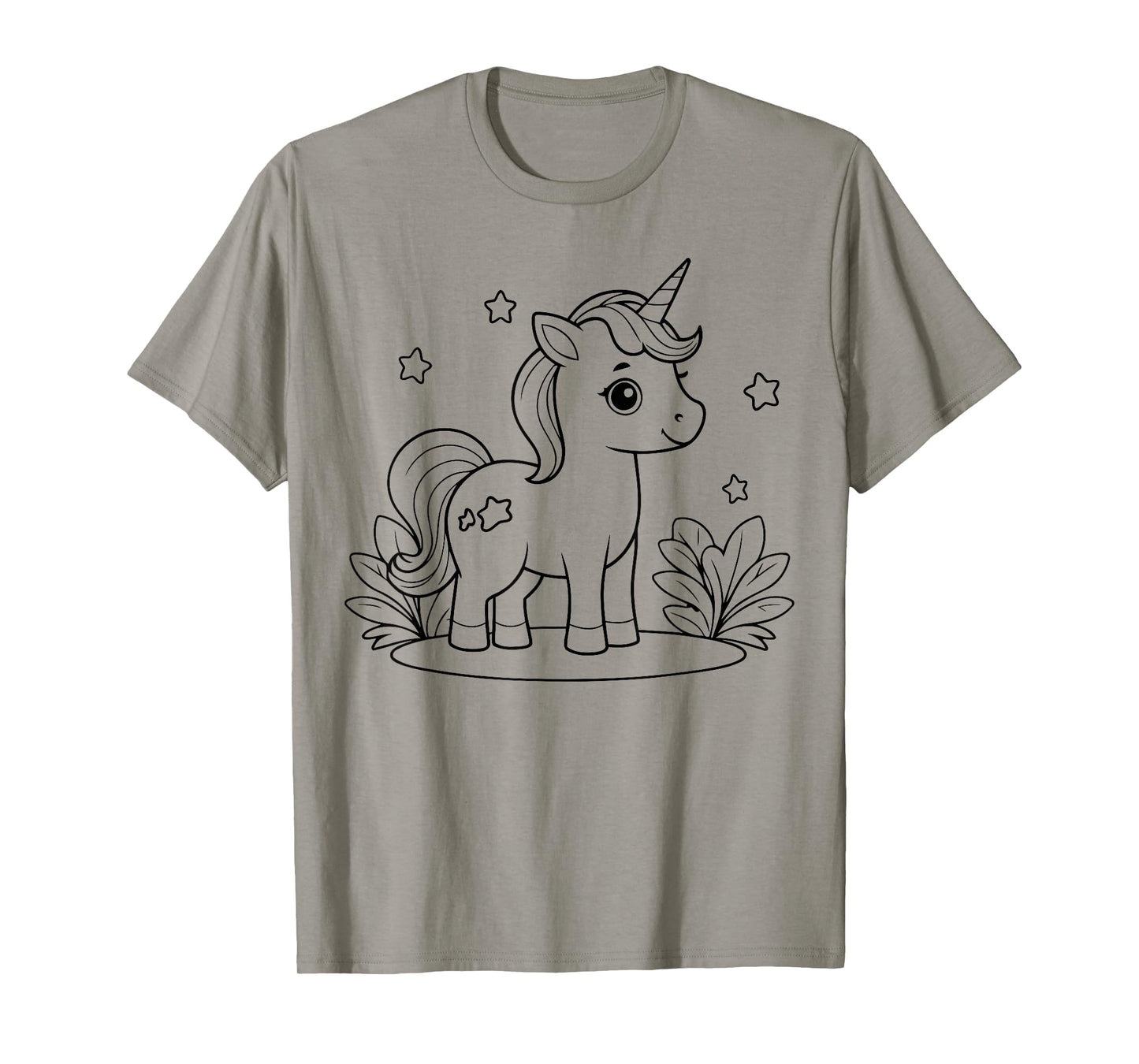 Unicorn to paint and color T-Shirt