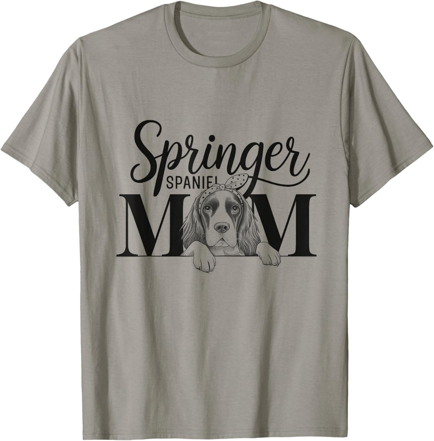 English Springer Spaniel Mom Dog Design For Women T-Shirt