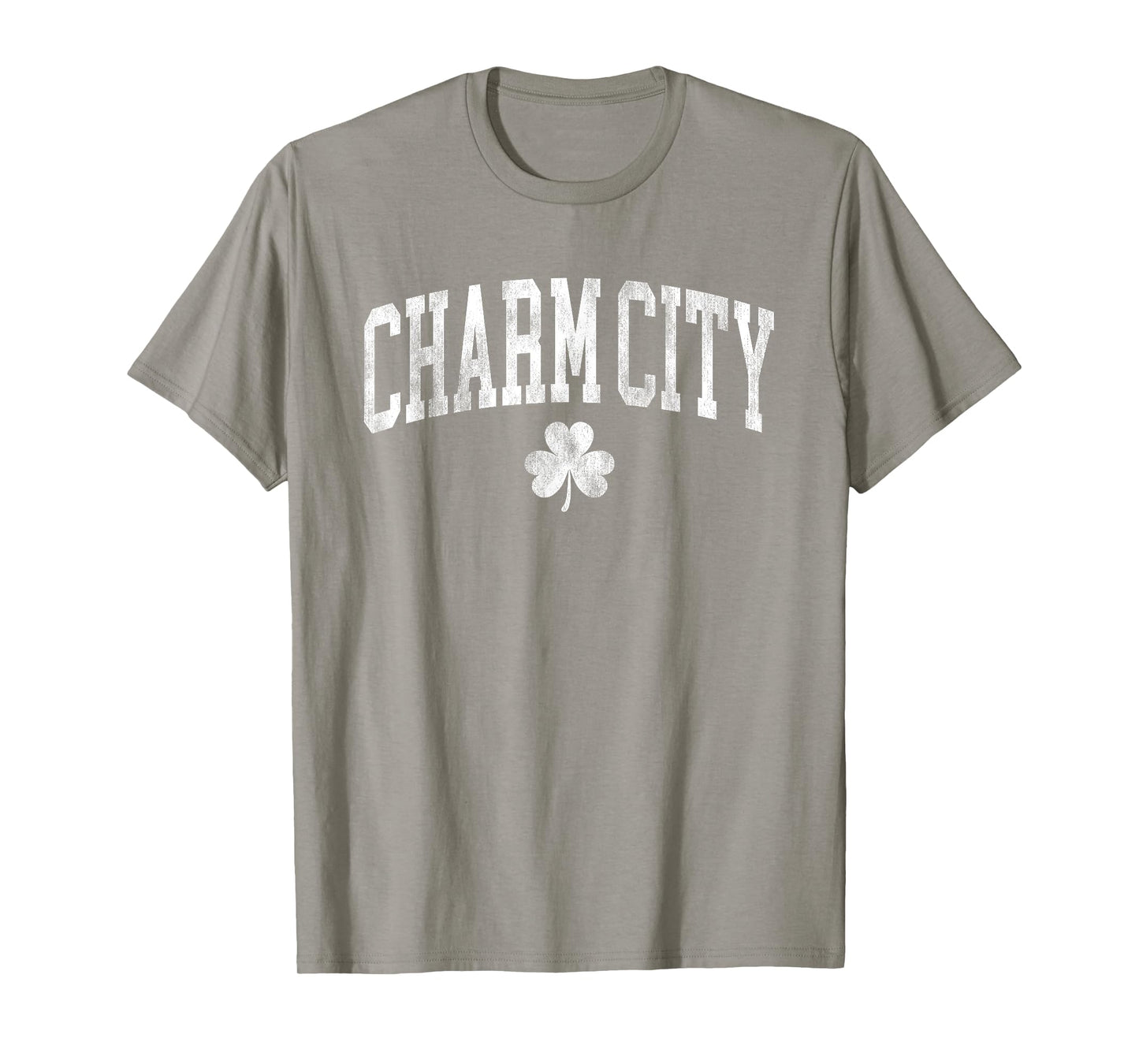 Charm City Baltimore Maryland St Patricks Day Clover green T-Shirt