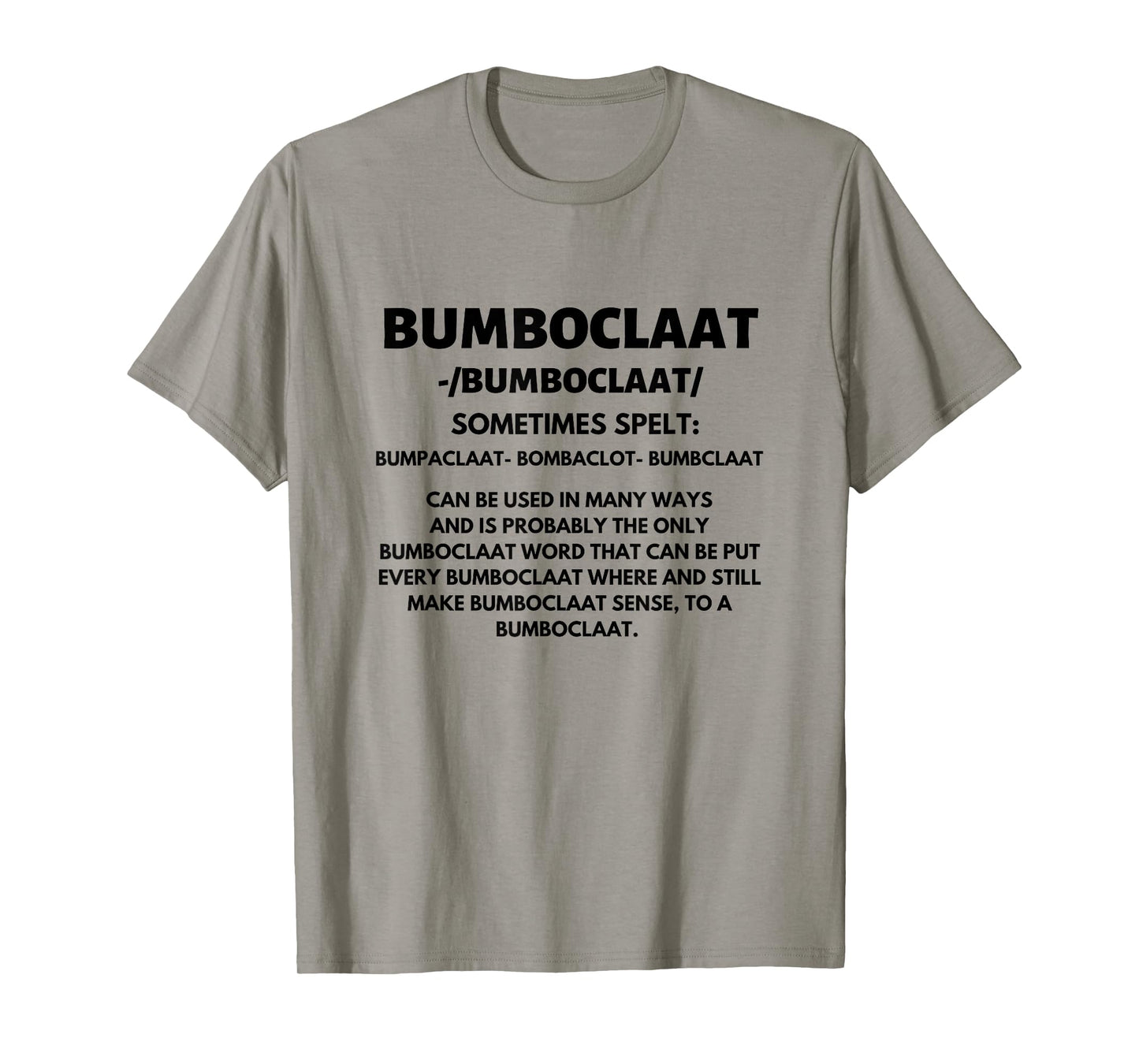 Bumboclaat Definition Funny Jamaican Jamaica Slang Flag T-Shirt