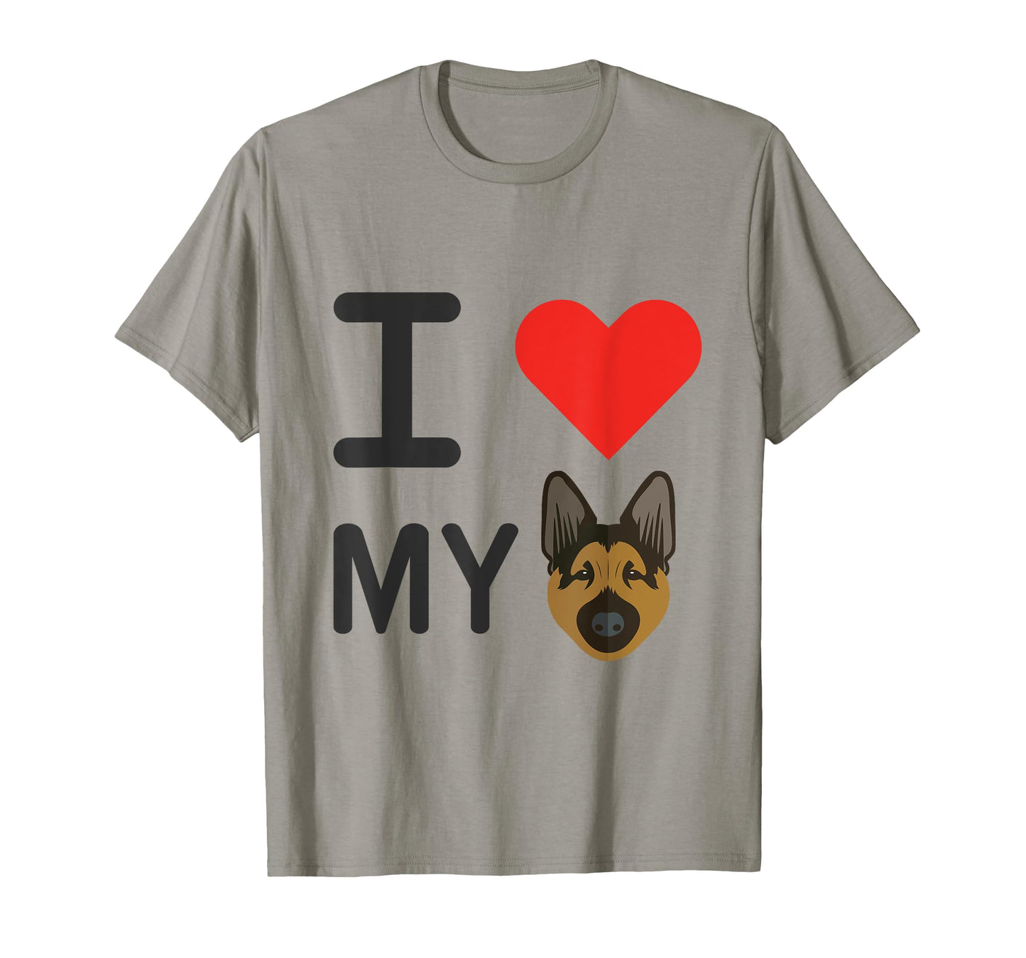I Love My German Shepherd T - Shirt T-Shirt