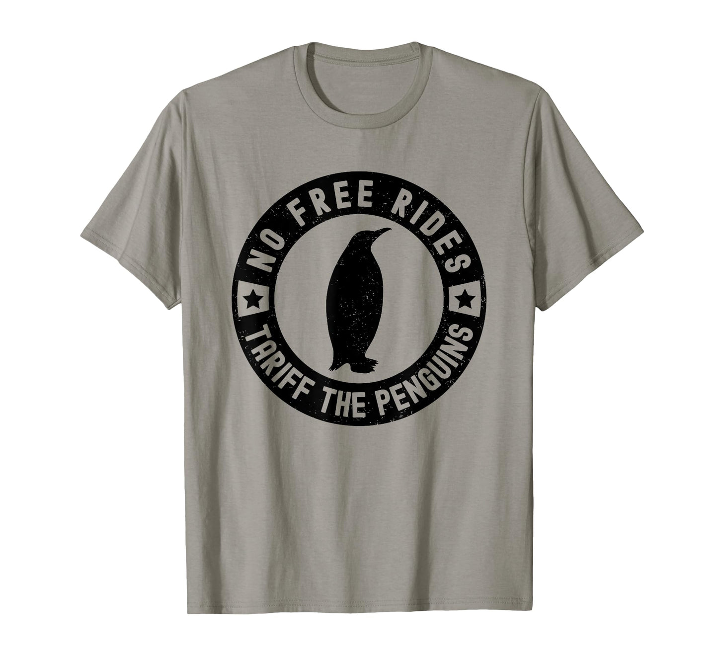 Penguin Tariffs Funny Political Liberation Day Men Women T-Shirt