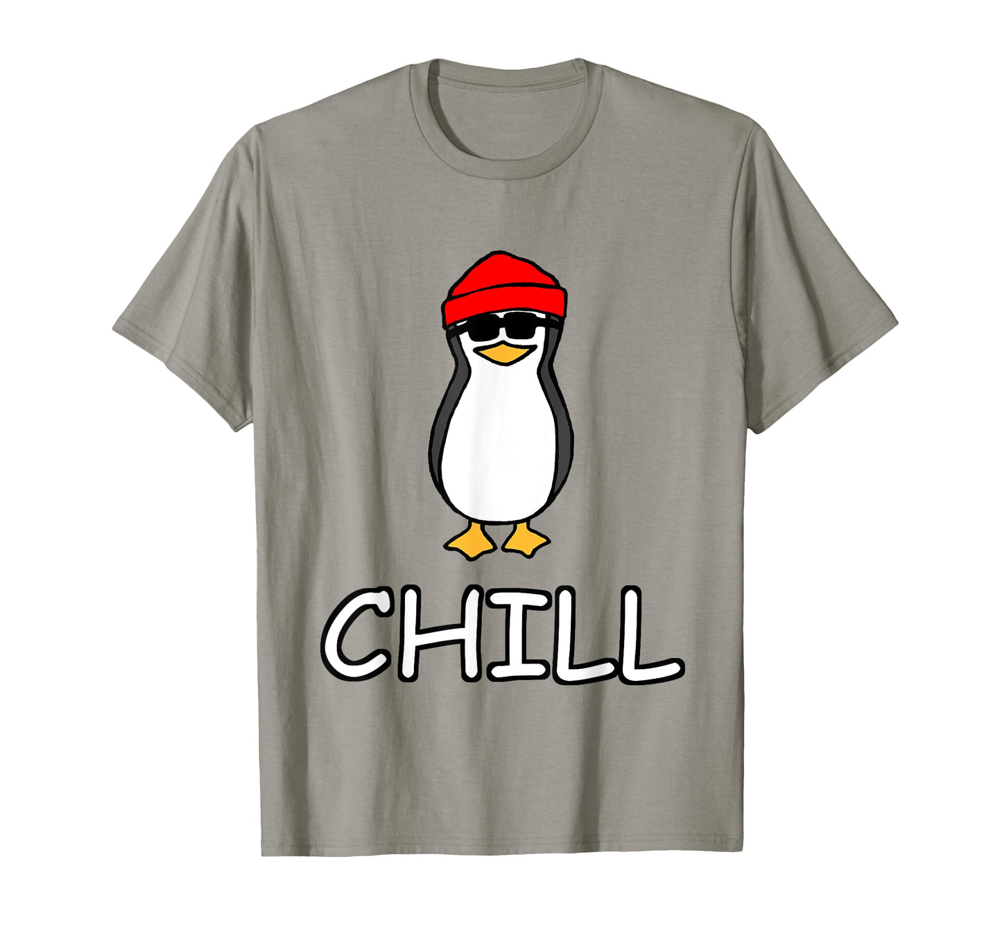 Chill Penguin T-Shirt for Boys Girls Men Women T-Shirt