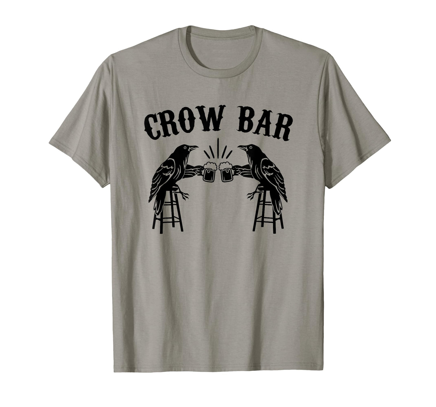Crow Bar funny beer drinking crows T-Shirt